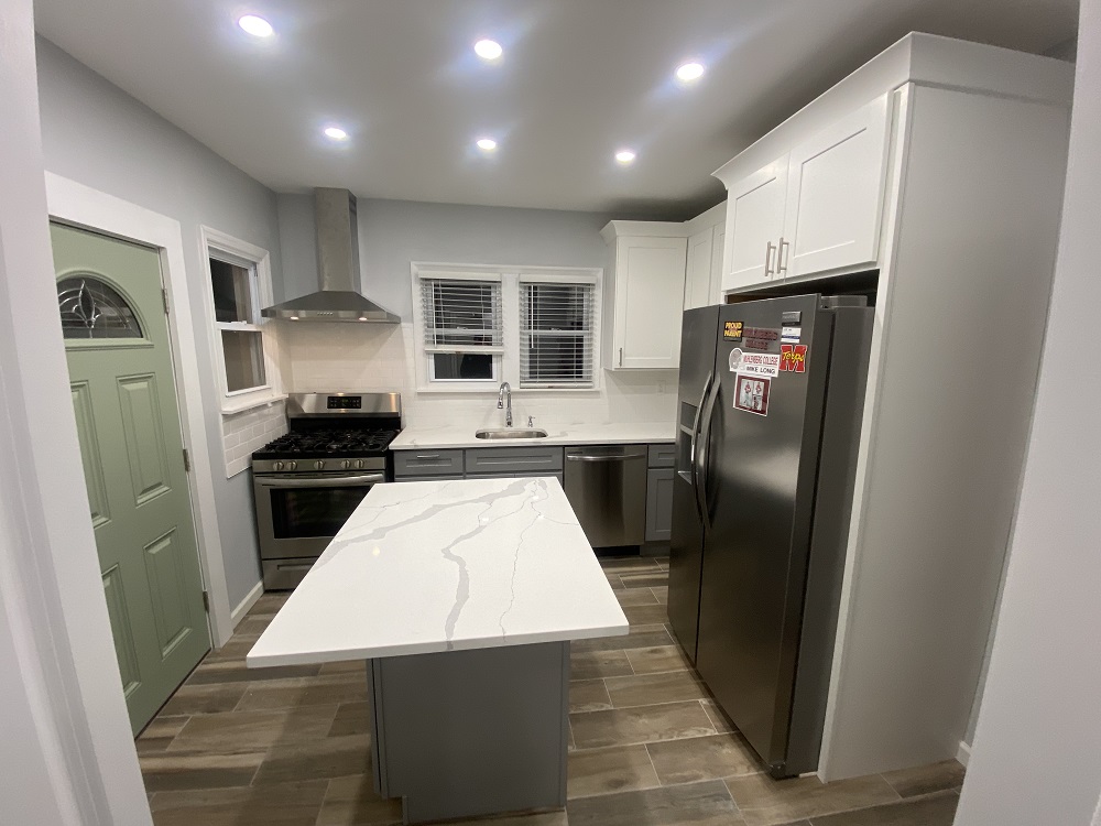 Kitchen with table