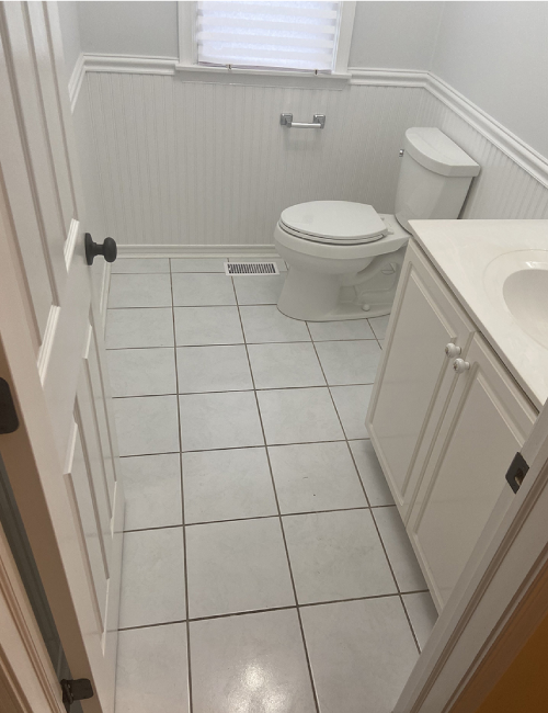 Residential Bathroom Upgrade Before and After