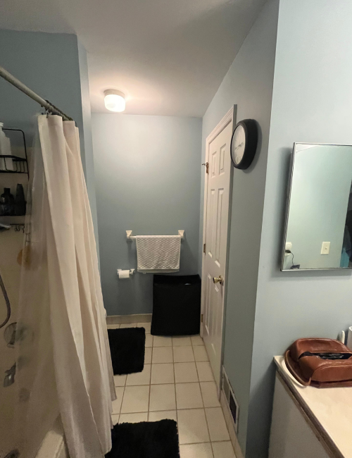 Complete Bathroom Makeover Before & After View
