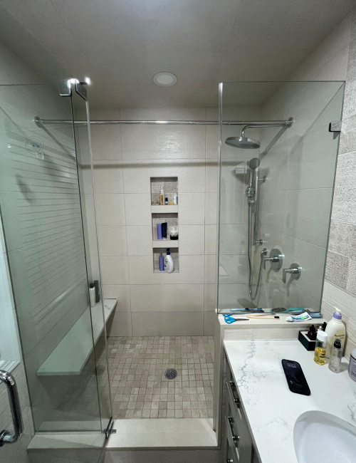 Before and After Bathroom Remodeling Project